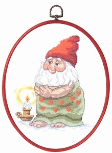 Kerstman met kaars Kerstman met kaars