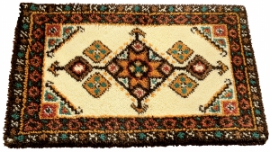 Klassiek tapijt met Inca motieven
