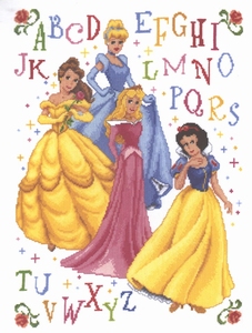 Princessen met alfabet